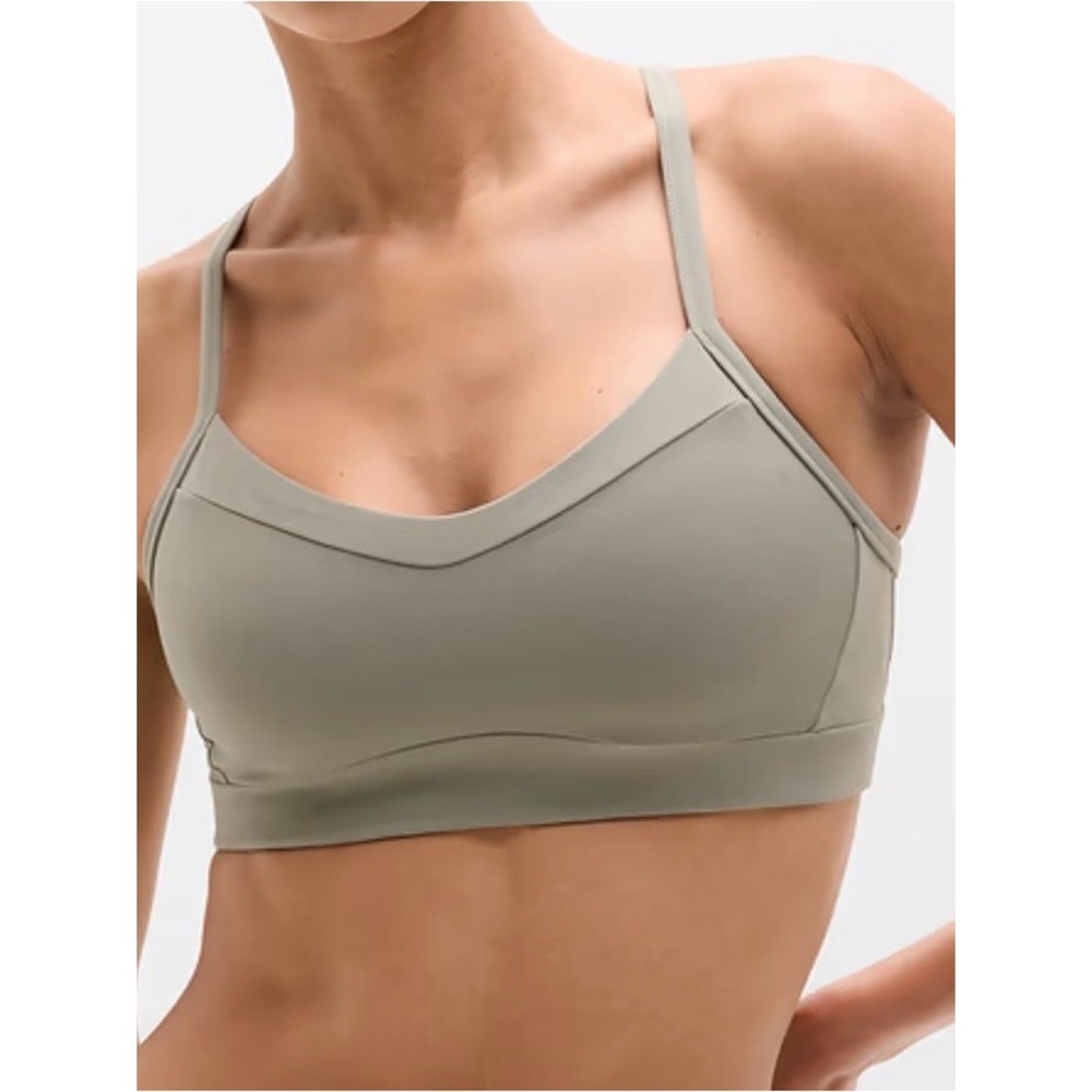 Athleta Sports Bra Womens Small D-DD Vital Sports Bra Eucalyptus Green Racerback